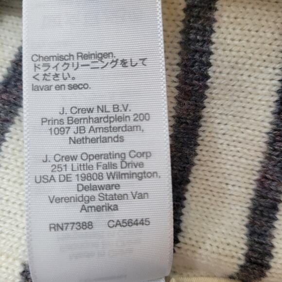 NWOT Madewell Stripe-Play Mockneck Pullover Sweater Size XXL Wool Blend - Picture 7 of 9